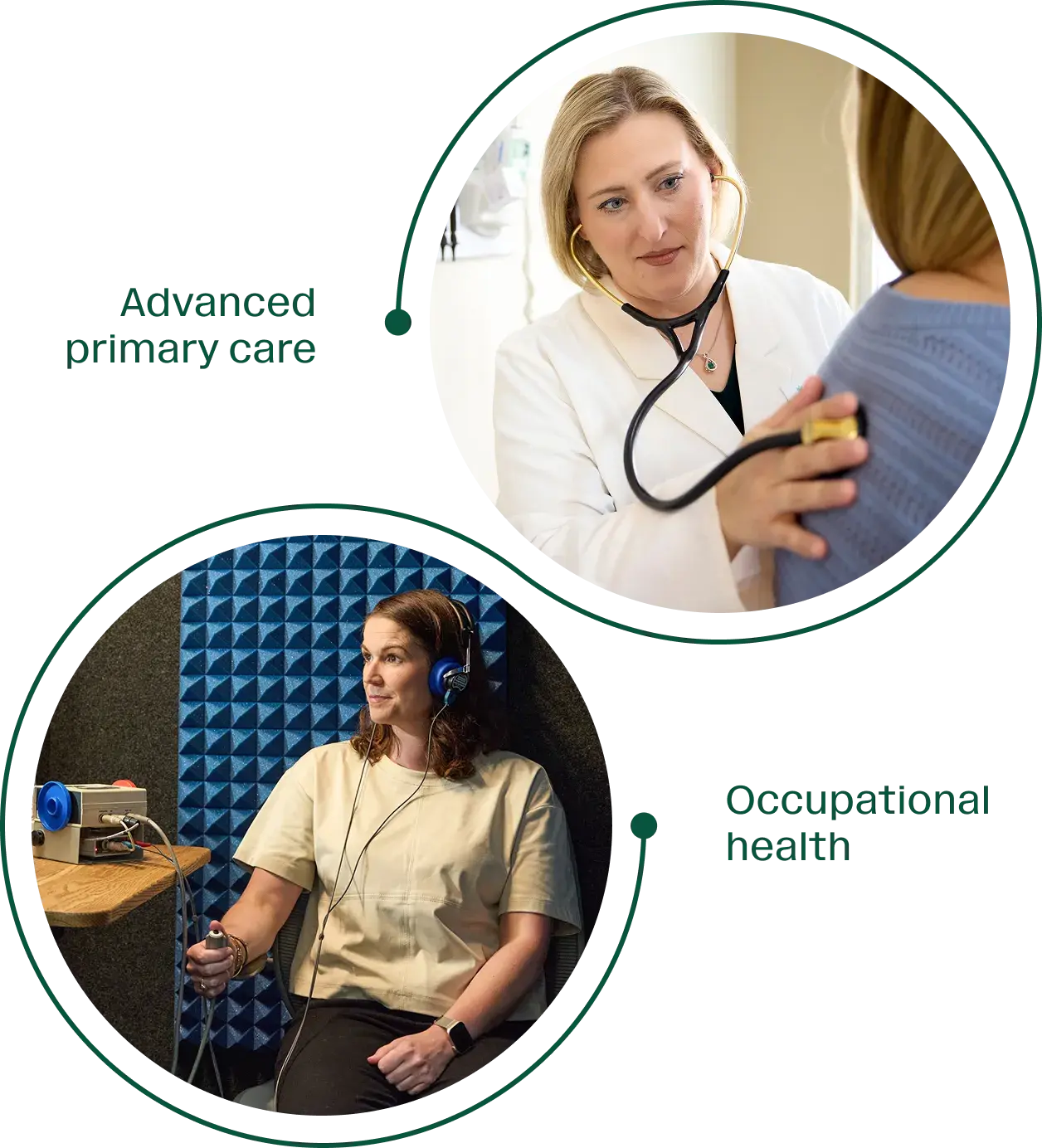 Integrated occupational health with advanced primary care.