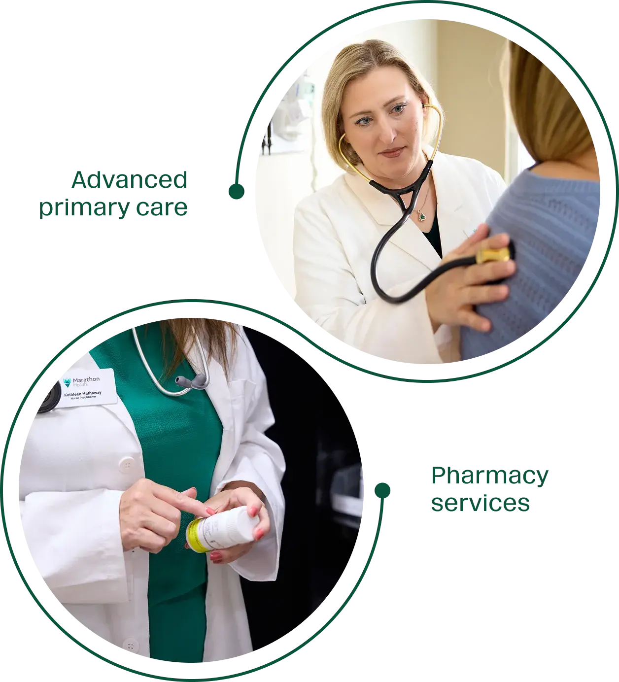 Integrated pharmacy services with advanced primary care.