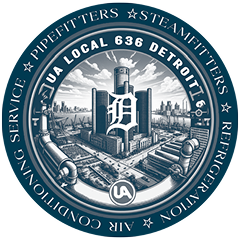 UA Local 636 logo.