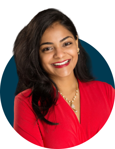 Dimple Ajmera, event speaker headshot.