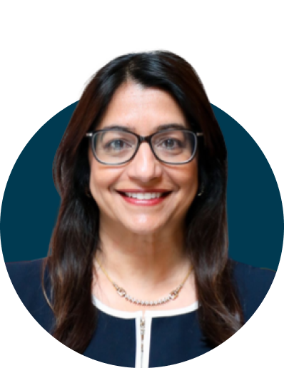Dr. Gloria Sachdev, event speaker headshot.
