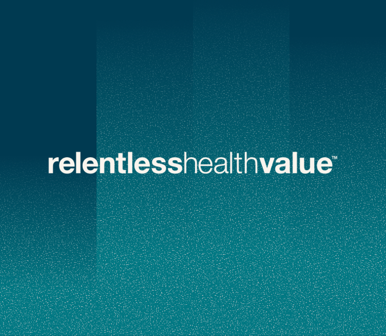 Relentless Health Value logo.