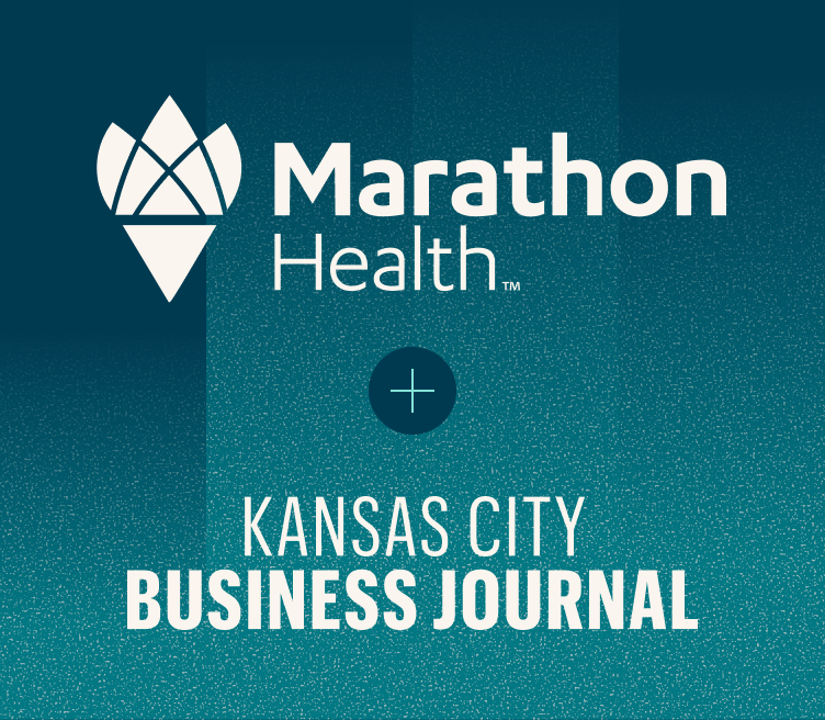 Marathon Health and Kansas City Business Journal logos.